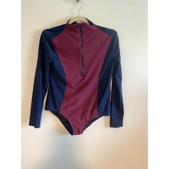 LYRA Sophia Swimsuit Purple Panel SKIRT & SWIMSUIT SET medium - Picture 3 of 6